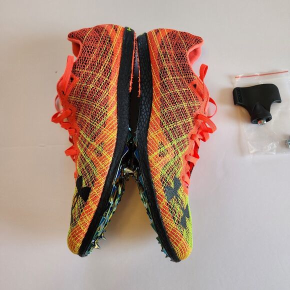 Under Armour Cleats Mems 9.5 Womens 11 Dark Sky HOVR Shakedown Distance Track - Picture 6 of 8